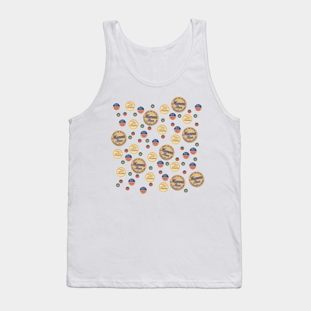 Hamm's Beer Coasters Tank Top by Eugene and Jonnie Tee's